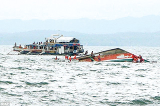 Bodies from Sabah-bound ferry found floating